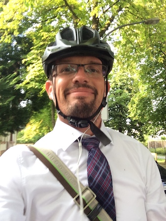 Auf dem Fahrrad